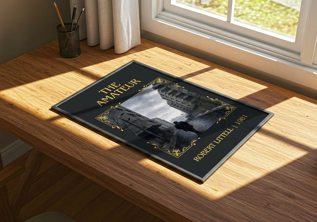 The Amateur Classic Book Art Print by Robert Littell – print on a sunlit desk