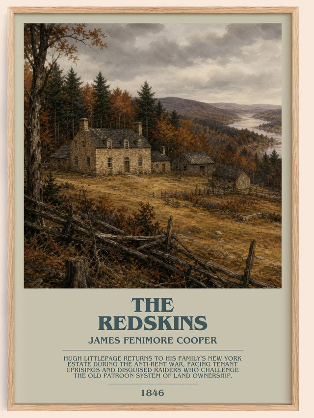 The Redskins Bookish Wall Art by James Fenimore Cooper