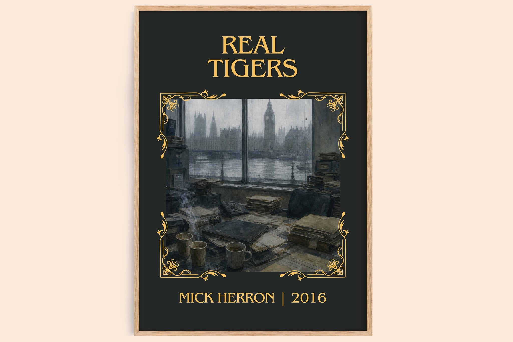 Real Tigers Classic Book Art Print by Mick Herron