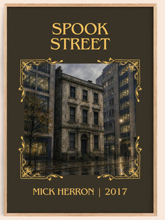 Spook Street Classic Book Art Print by Mick Herron – book poster