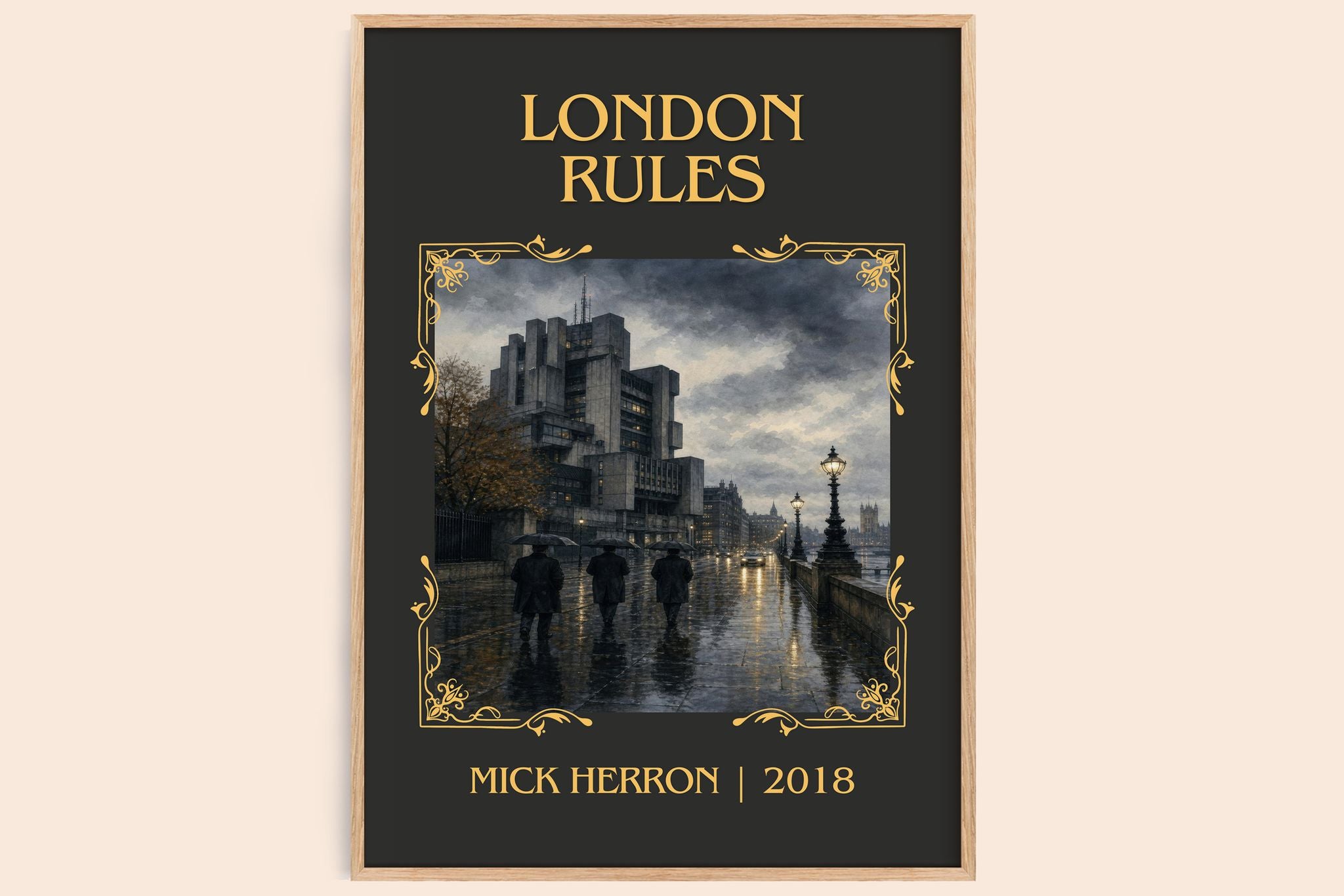 London Rules Classic Book Art Print by Mick Herron
