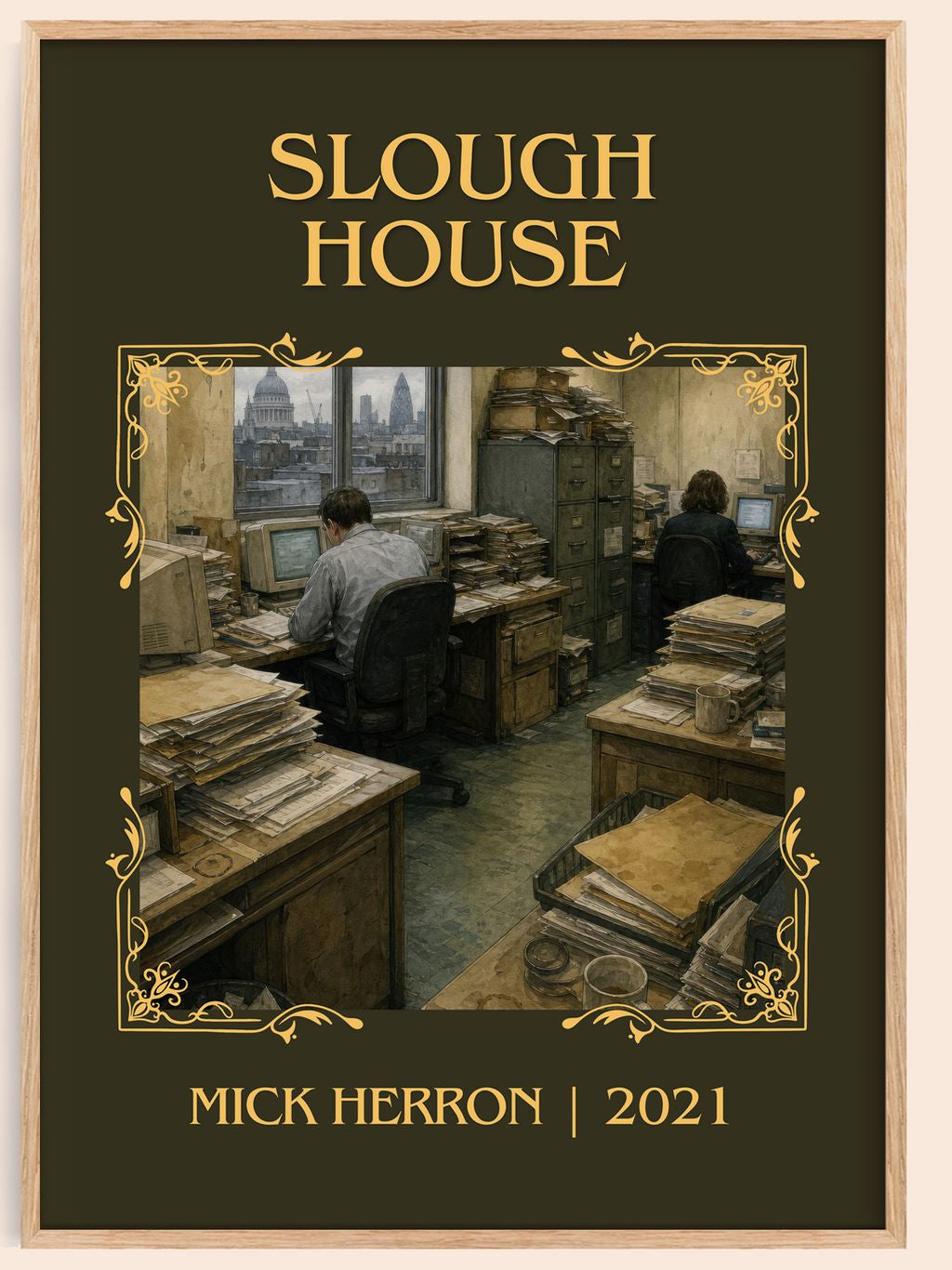 Slough House Classic Book Art Print by Mick Herron – book poster