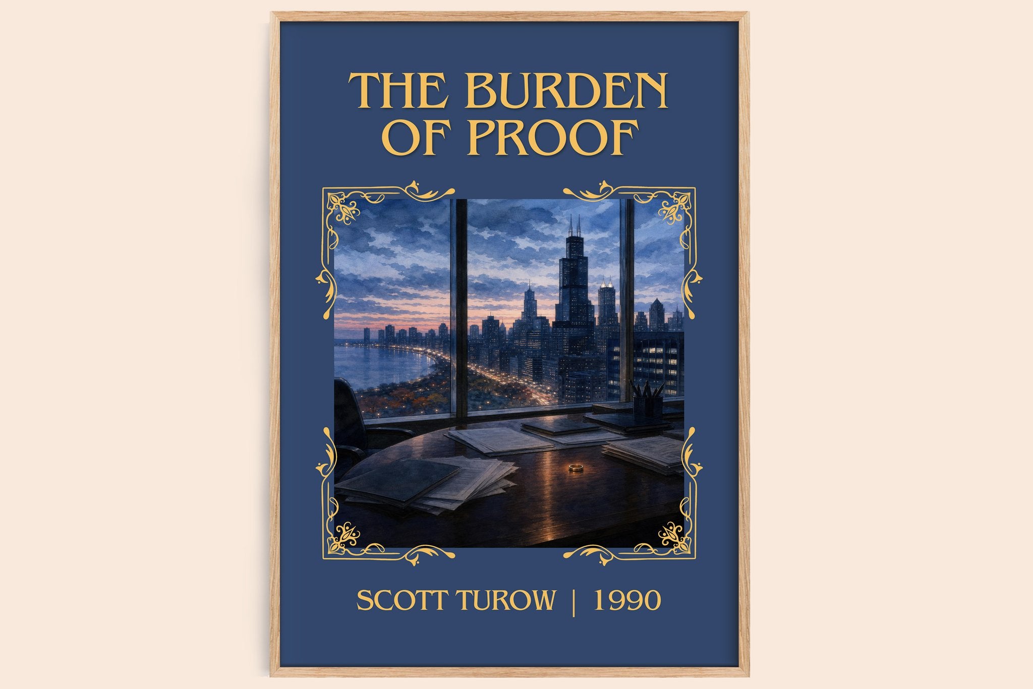 The Burden of Proof Classic Book Art Print by Scott Turow