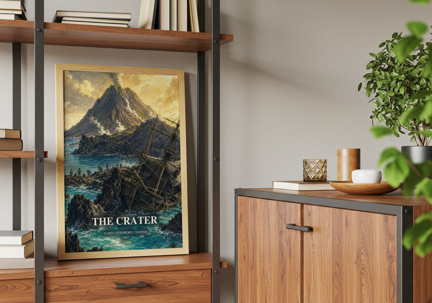 The Crater book watercolour illustration paper finish options – matte satin gloss