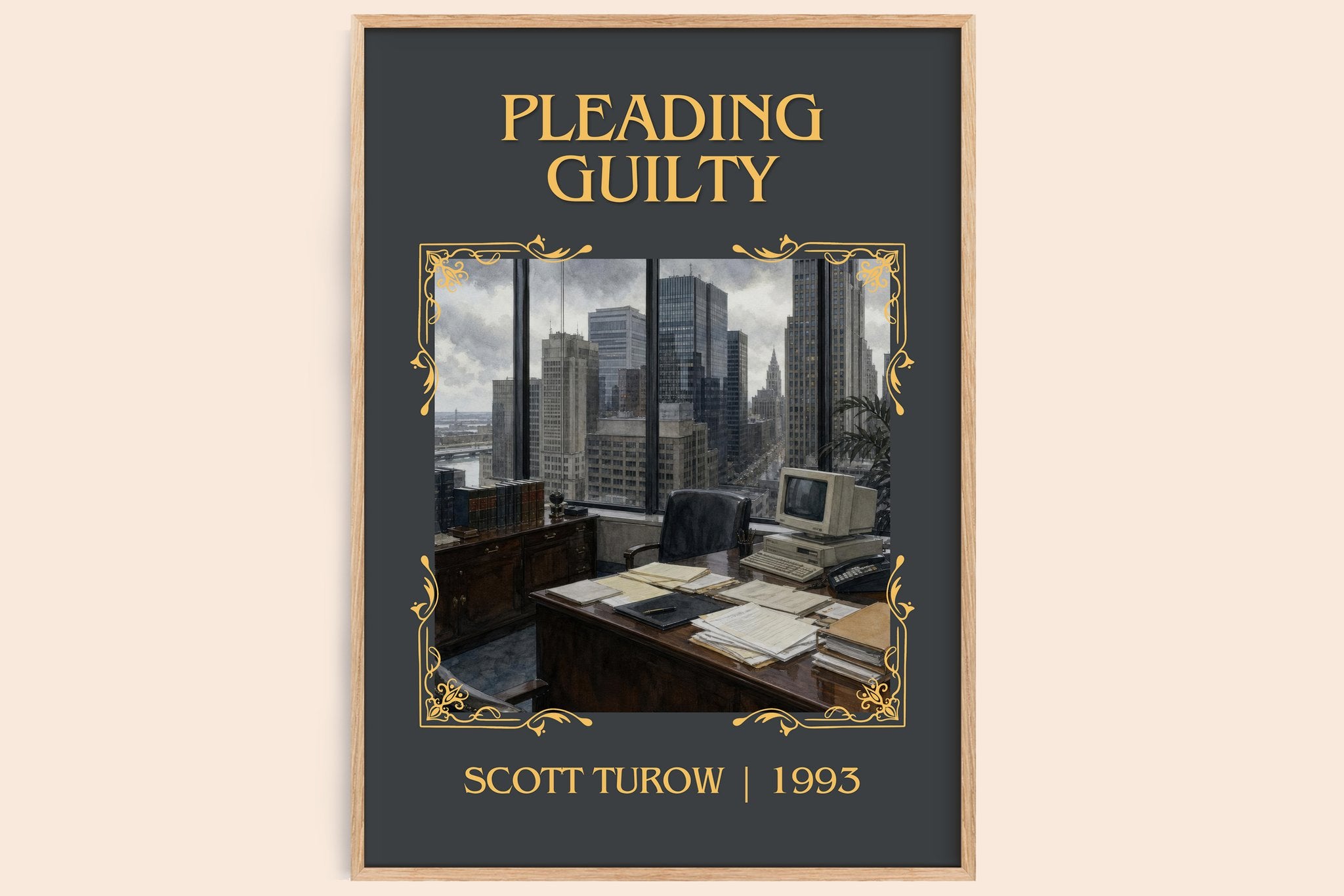 Pleading Guilty Classic Book Art Print by Scott Turow
