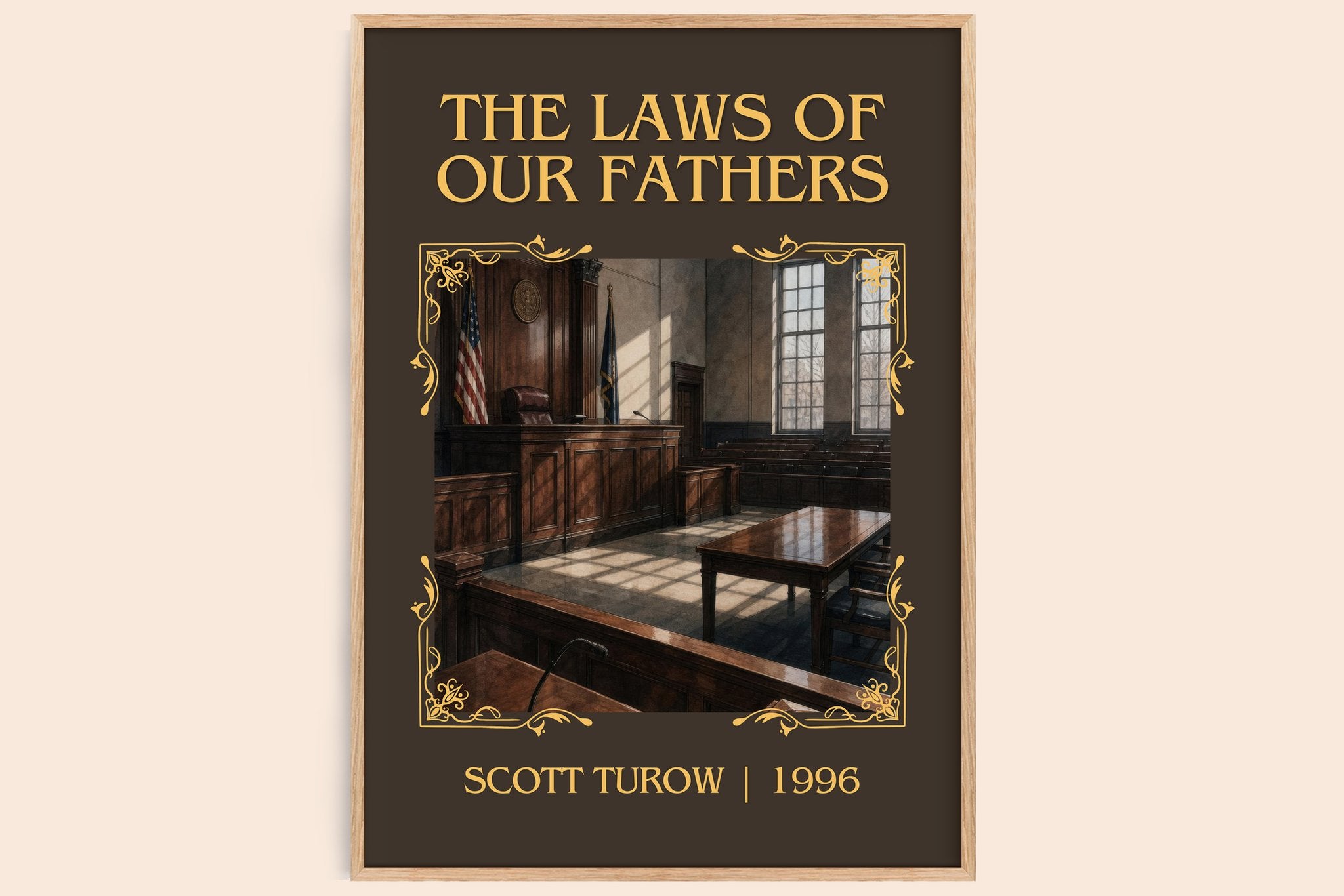 The Laws of Our Fathers Classic Book Art Print by Scott Turow