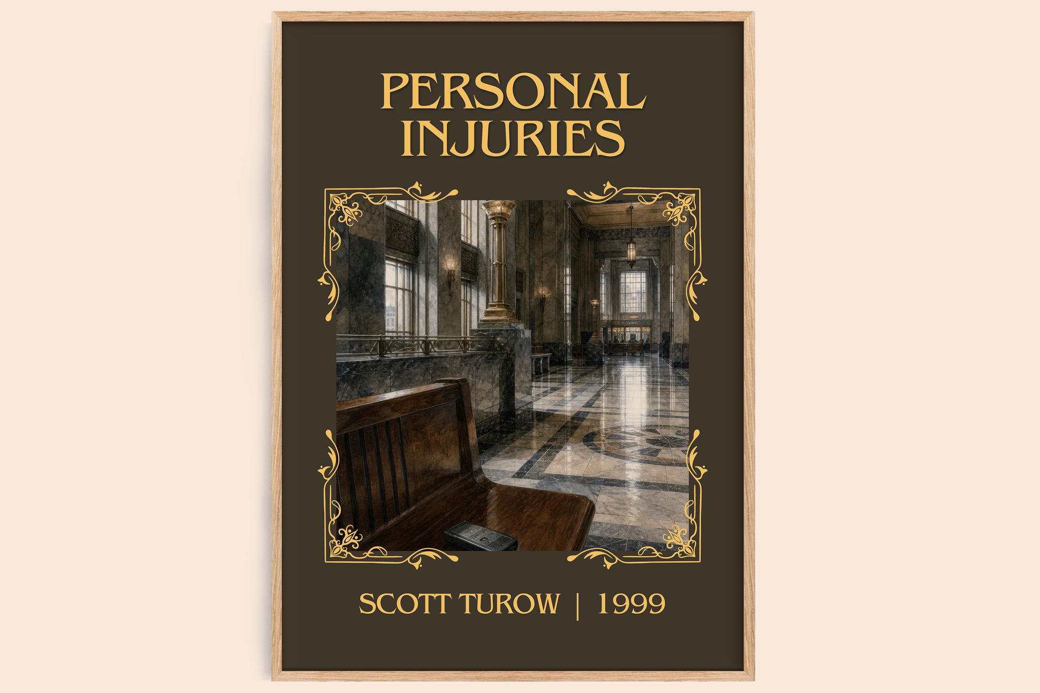 Personal Injuries Classic Book Art Print by Scott Turow