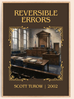 Reversible Errors Classic Book Art Print by Scott Turow – book poster