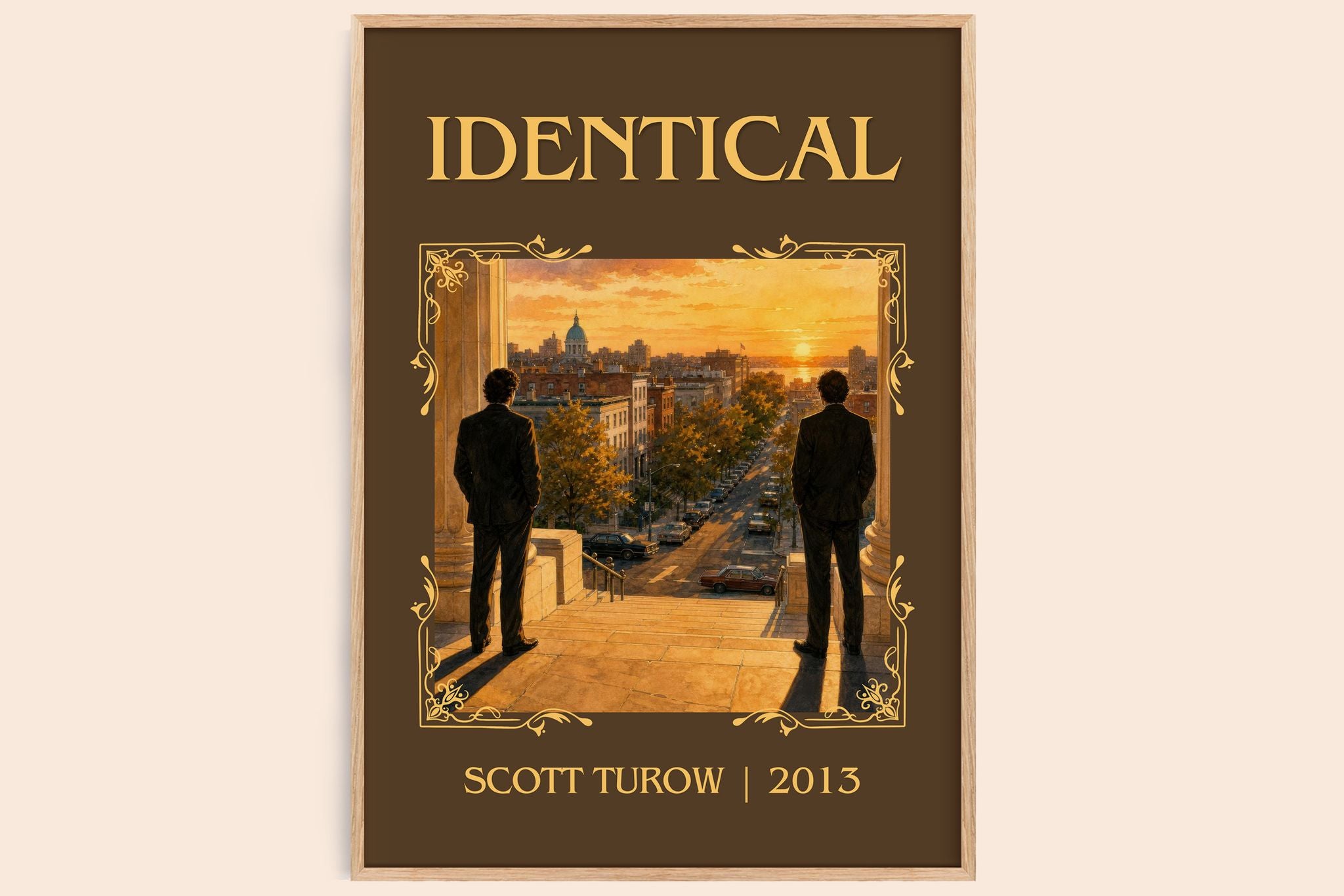Identical Classic Book Art Print by Scott Turow