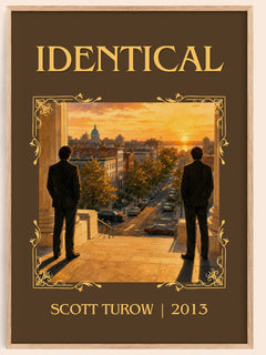 Identical Classic Book Art Print by Scott Turow – book poster