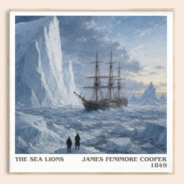 The Sea Lions Literary Art Print by James Fenimore Cooper