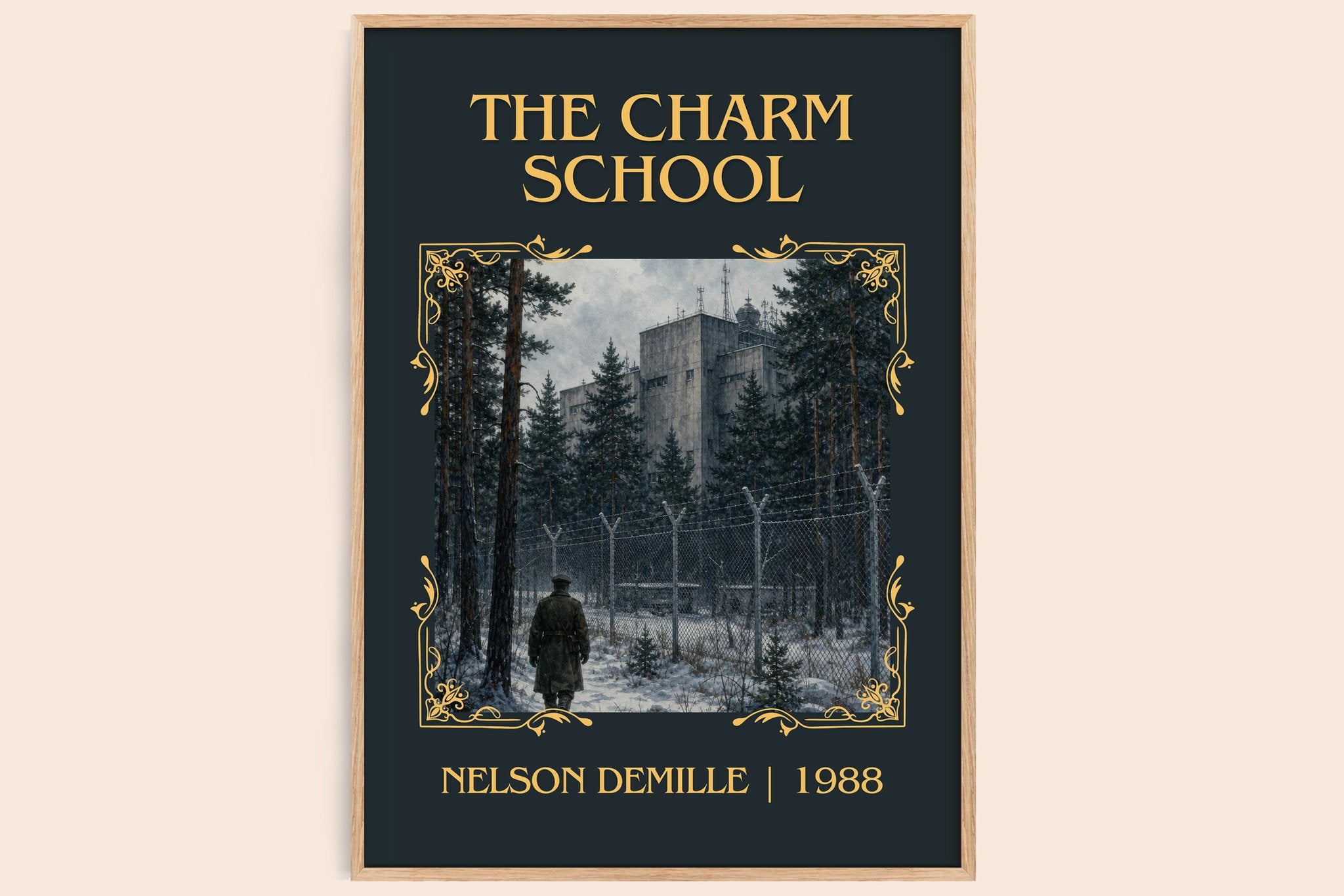 The Charm School Classic Book Art Print by Nelson DeMille