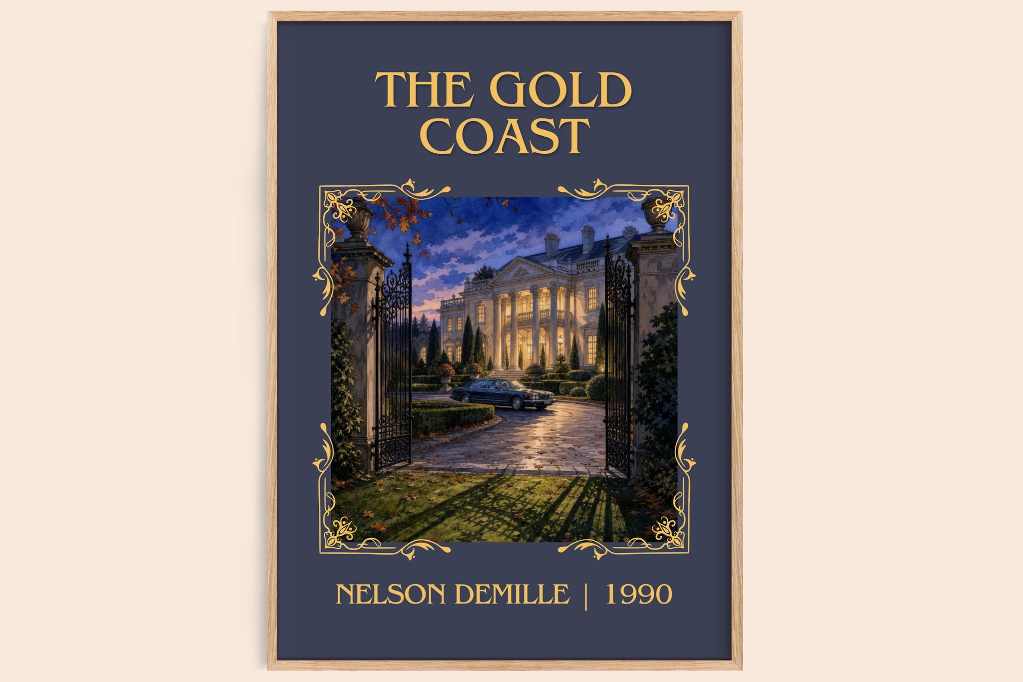 The Gold Coast Classic Book Art Print by Nelson DeMille