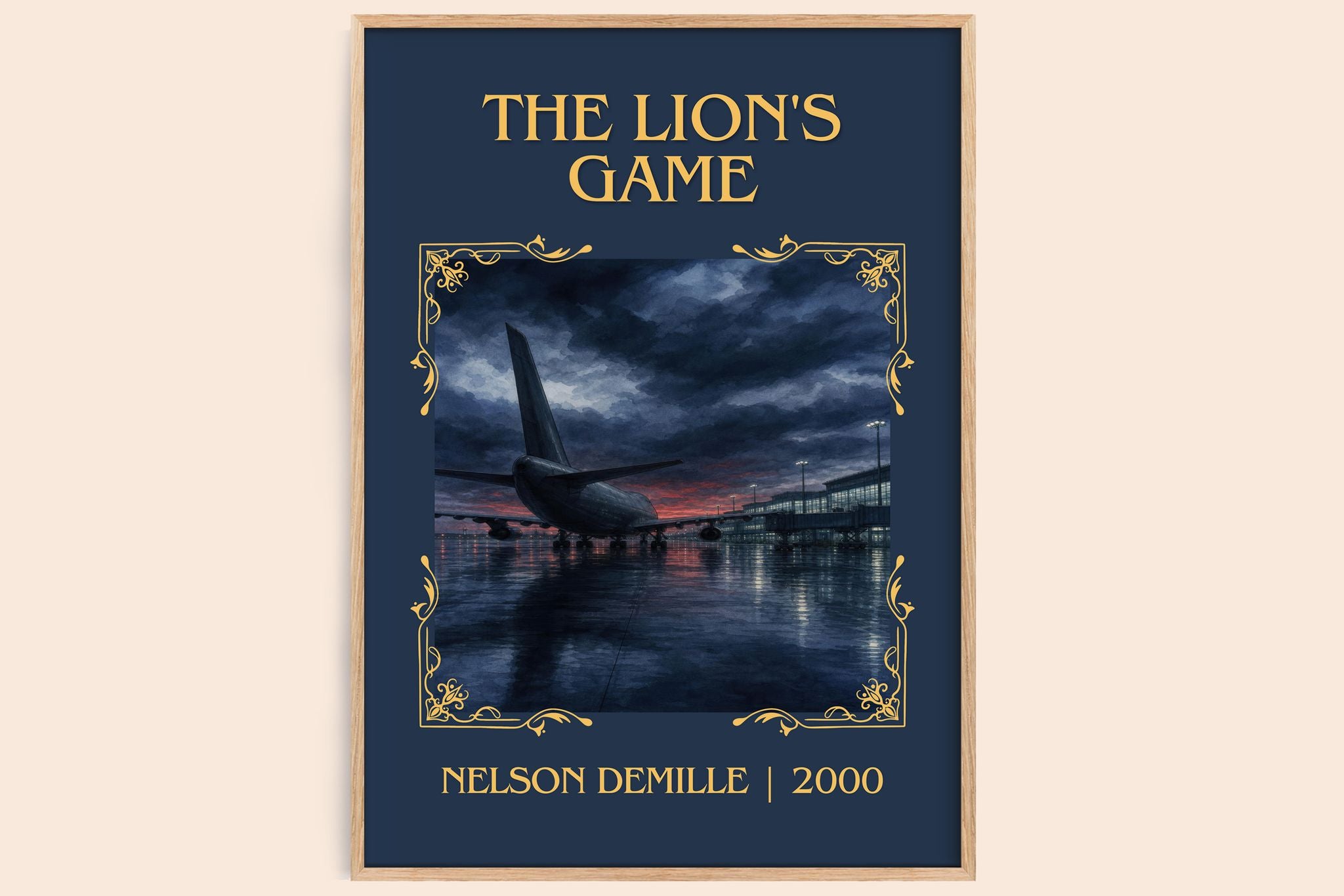 The Lion's Game Classic Book Art Print by Nelson DeMille