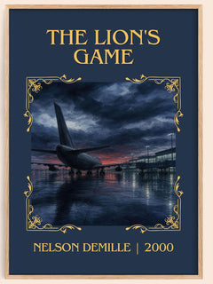 The Lion's Game Classic Book Art Print by Nelson DeMille – book poster