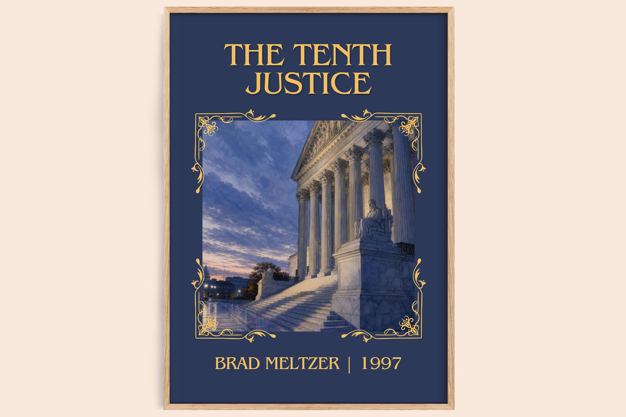 The Tenth Justice Classic Book Art Print by Brad Meltzer
