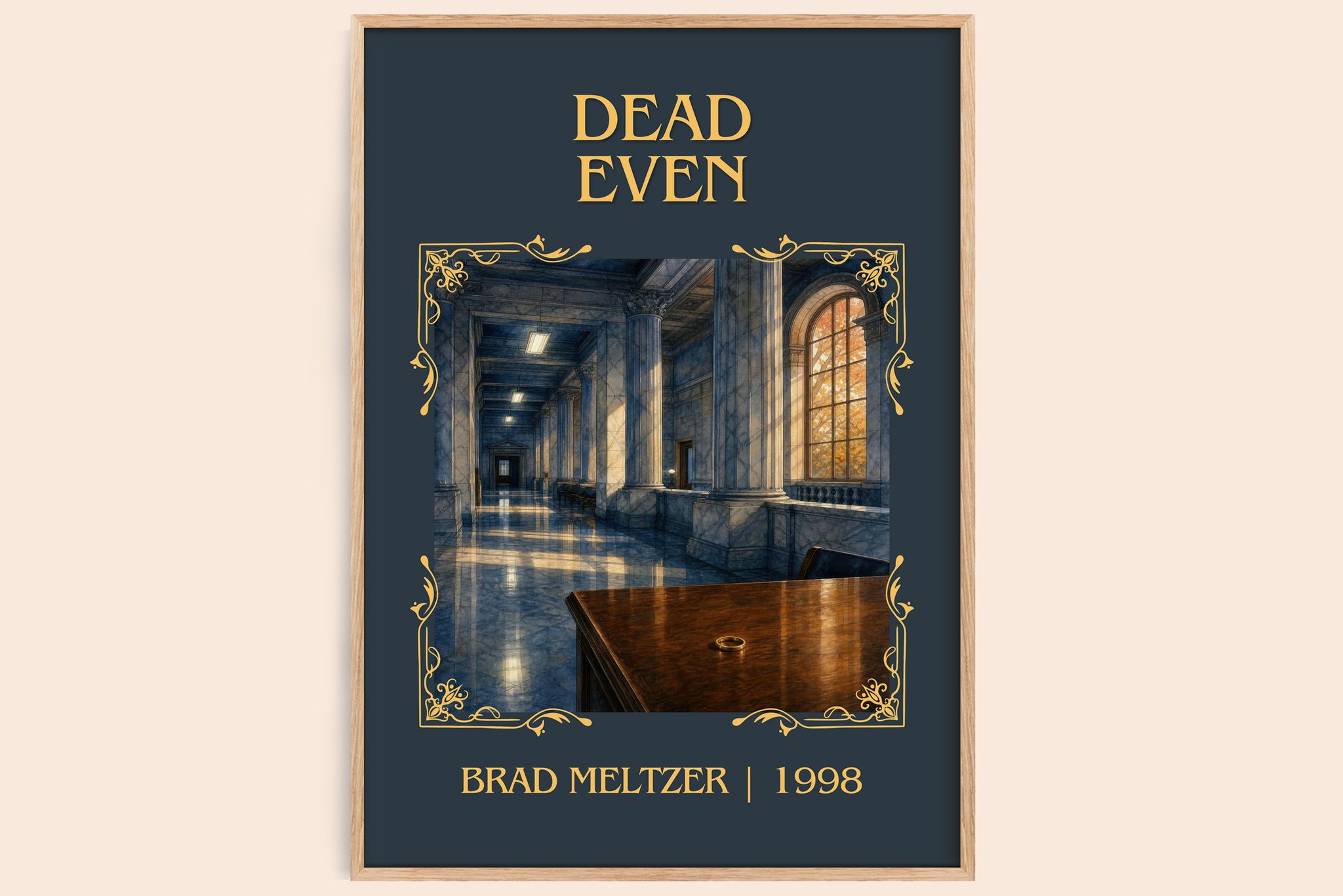 Dead Even Classic Book Art Print by Brad Meltzer