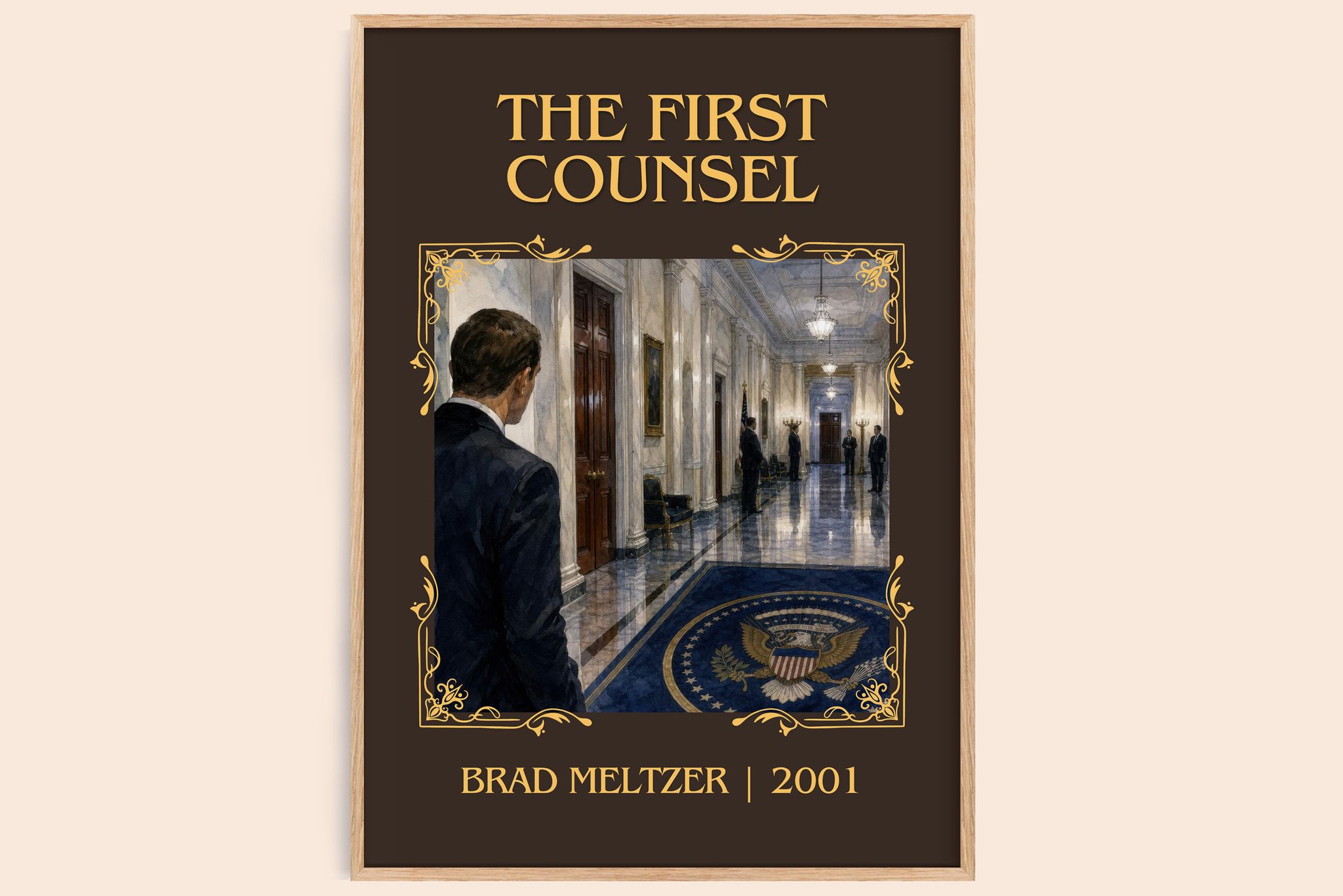 The First Counsel Classic Book Art Print by Brad Meltzer