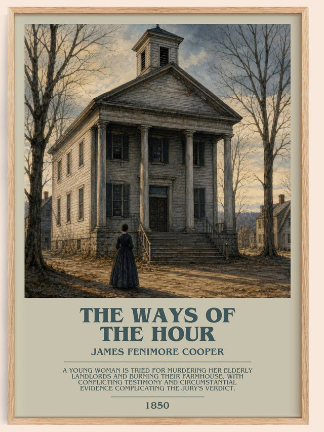 The Ways Of The Hour Bookish Wall Art by James Fenimore Cooper