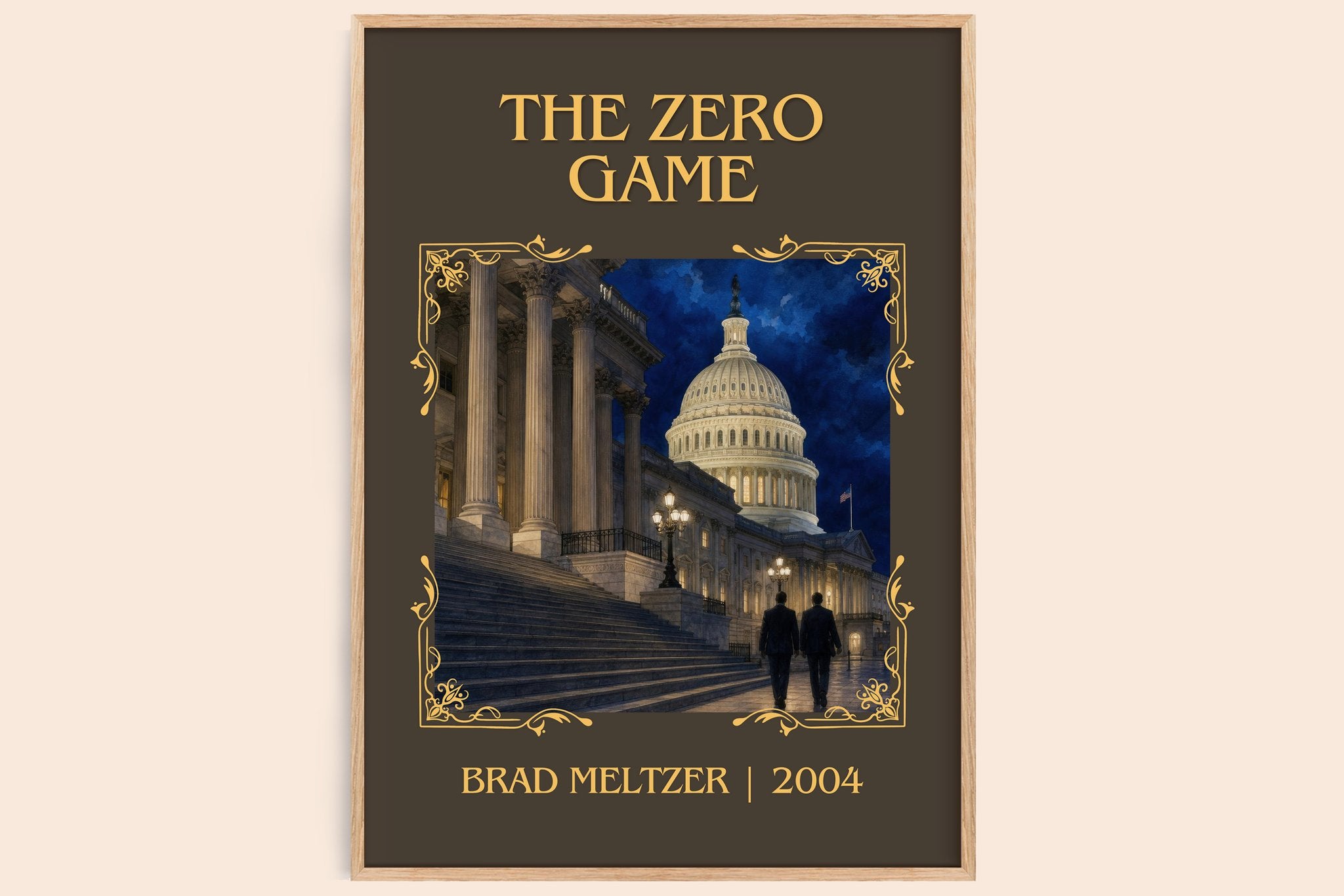 The Zero Game Classic Book Art Print by Brad Meltzer