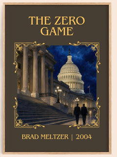 The Zero Game Classic Book Art Print by Brad Meltzer – book poster