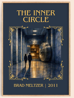 The Inner Circle Classic Book Art Print by Brad Meltzer – book poster