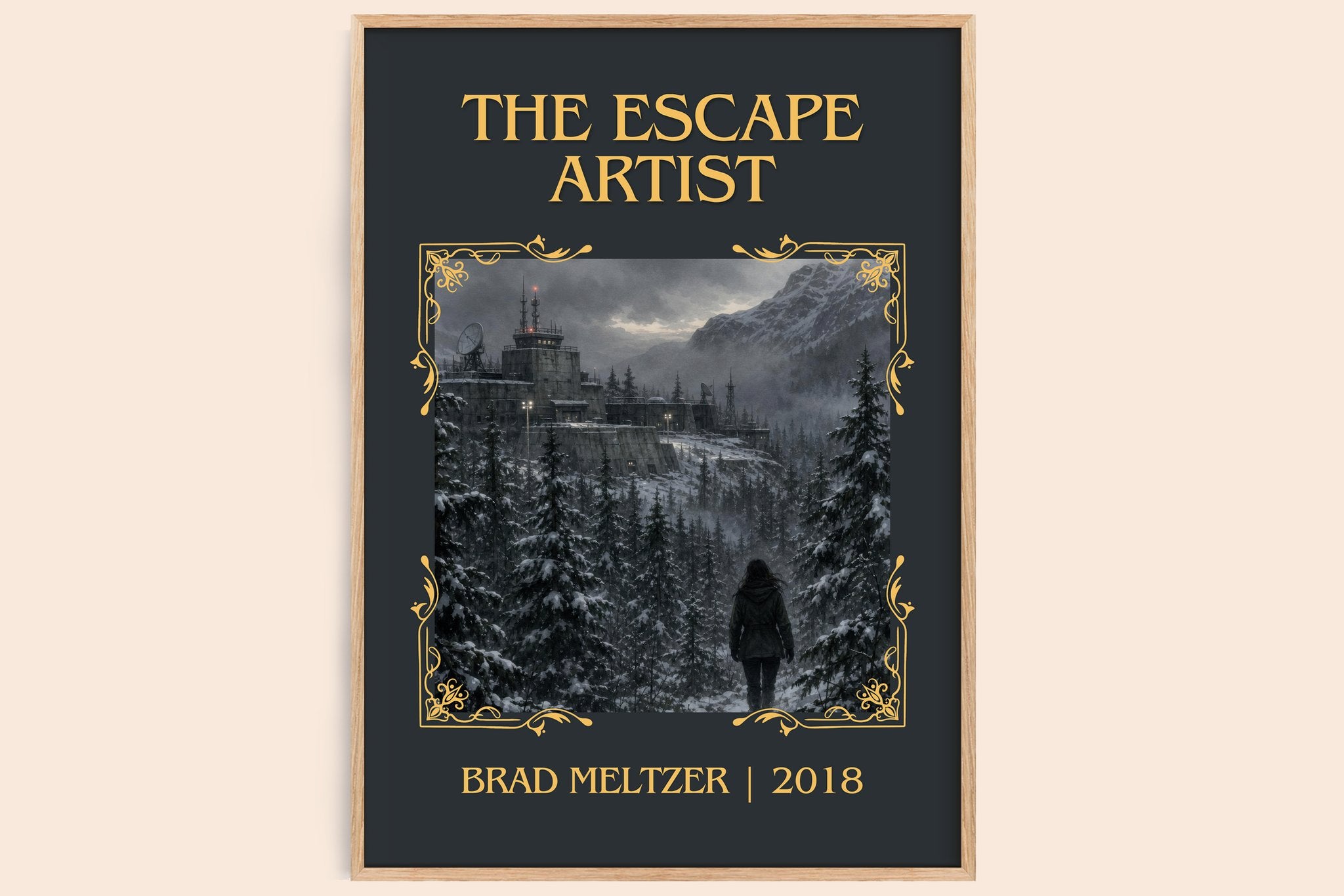 The Escape Artist Classic Book Art Print by Brad Meltzer