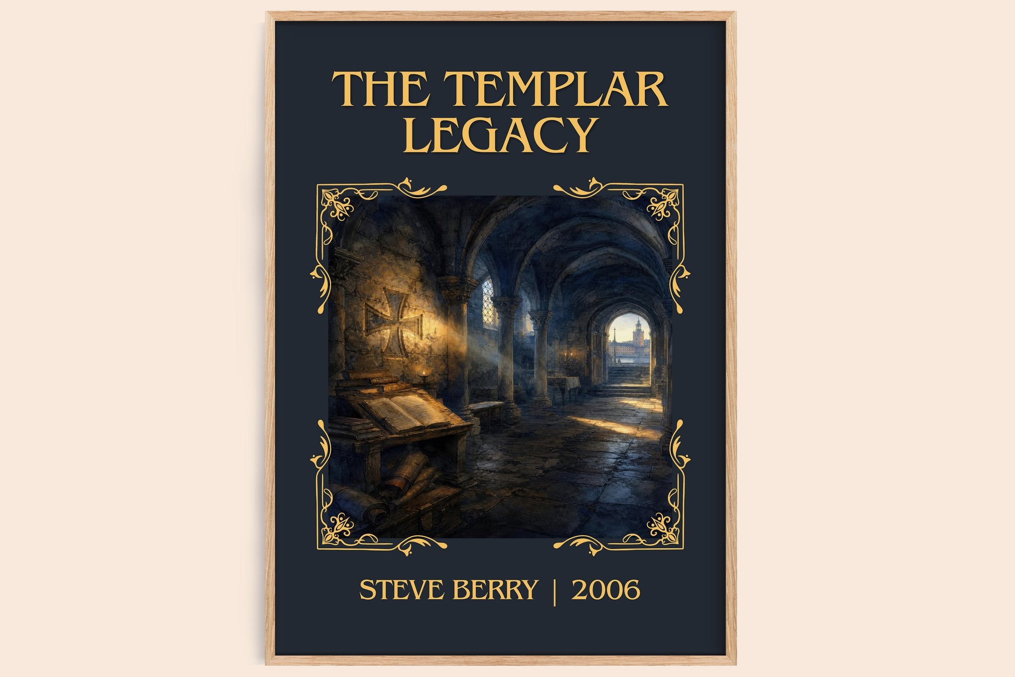 The Templar Legacy Classic Book Art Print by Steve Berry