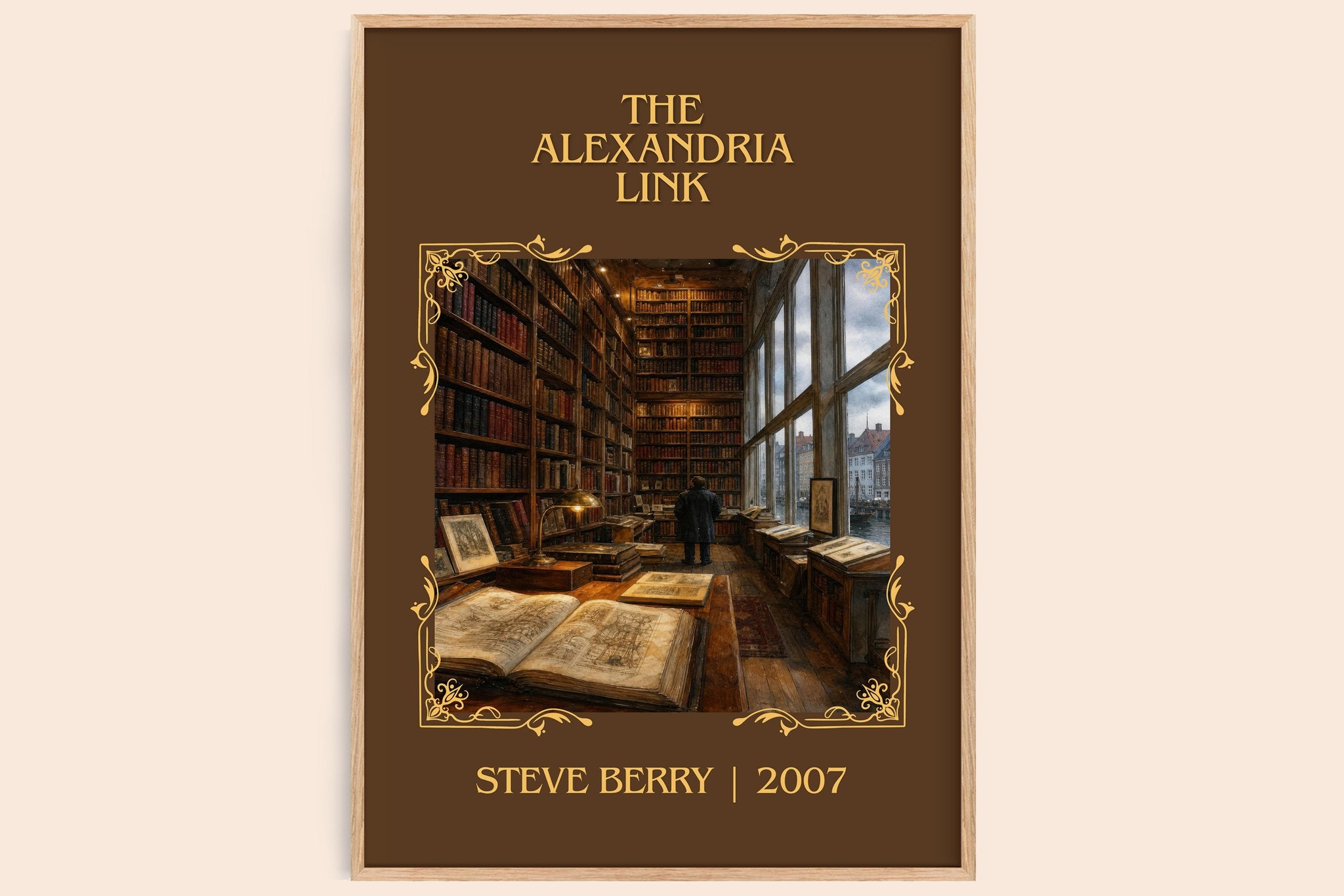 The Alexandria Link Classic Book Art Print by Steve Berry