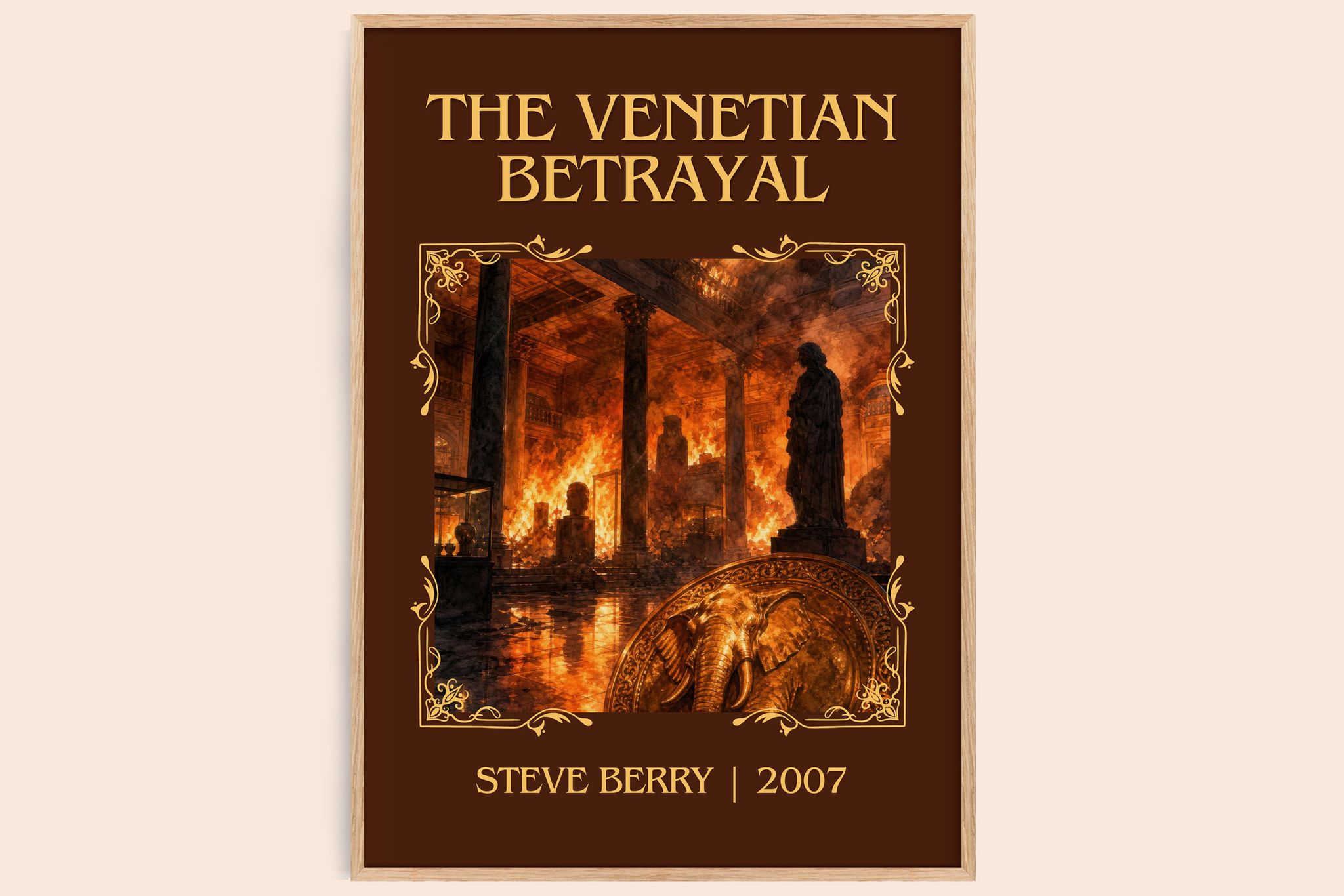 The Venetian Betrayal Classic Book Art Print by Steve Berry