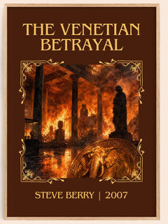 The Venetian Betrayal Classic Book Art Print by Steve Berry – book poster