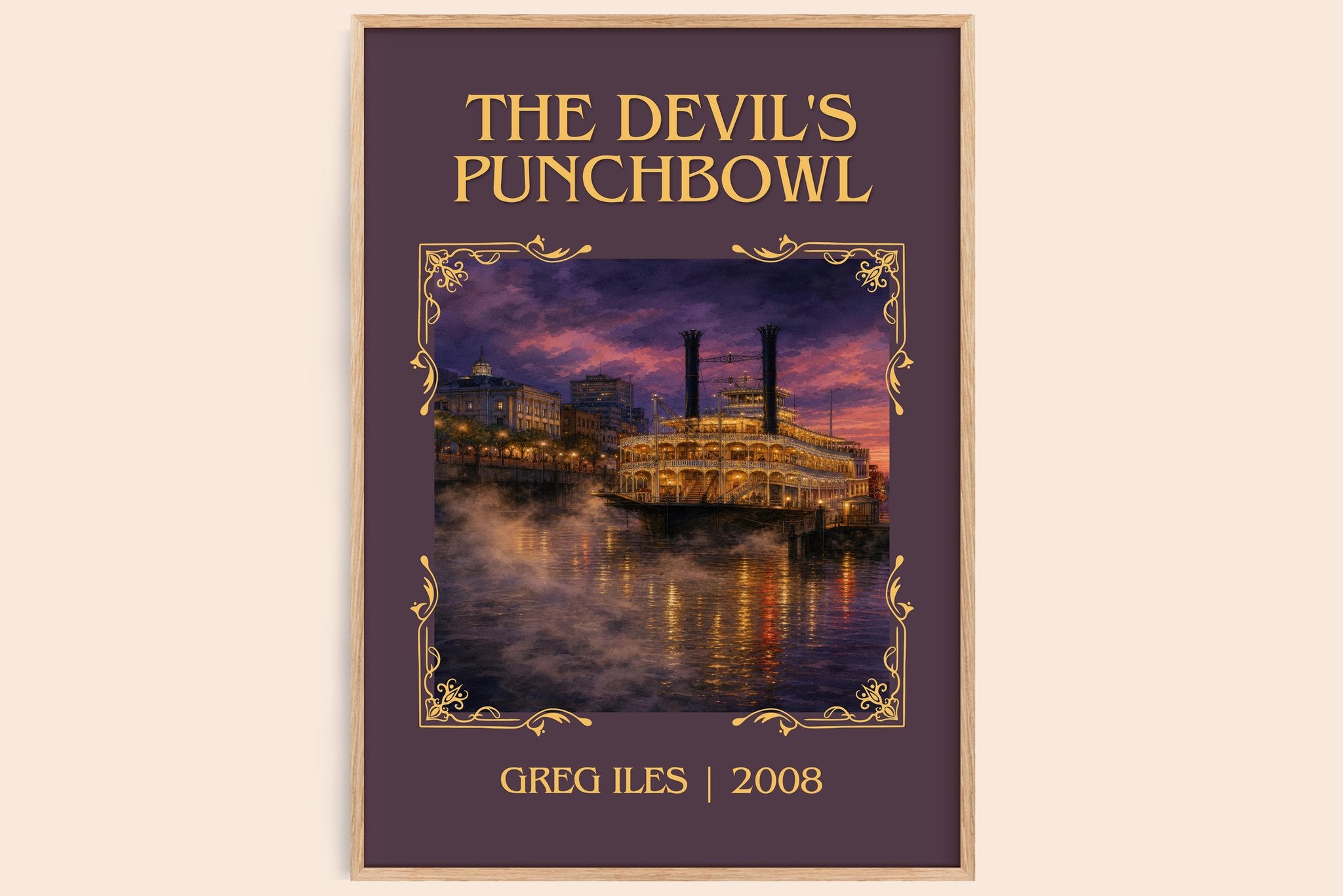 The Devil's Punchbowl Classic Book Art Print by Greg Iles