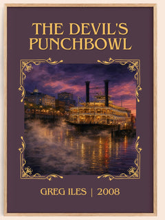 The Devil's Punchbowl Classic Book Art Print by Greg Iles – book poster