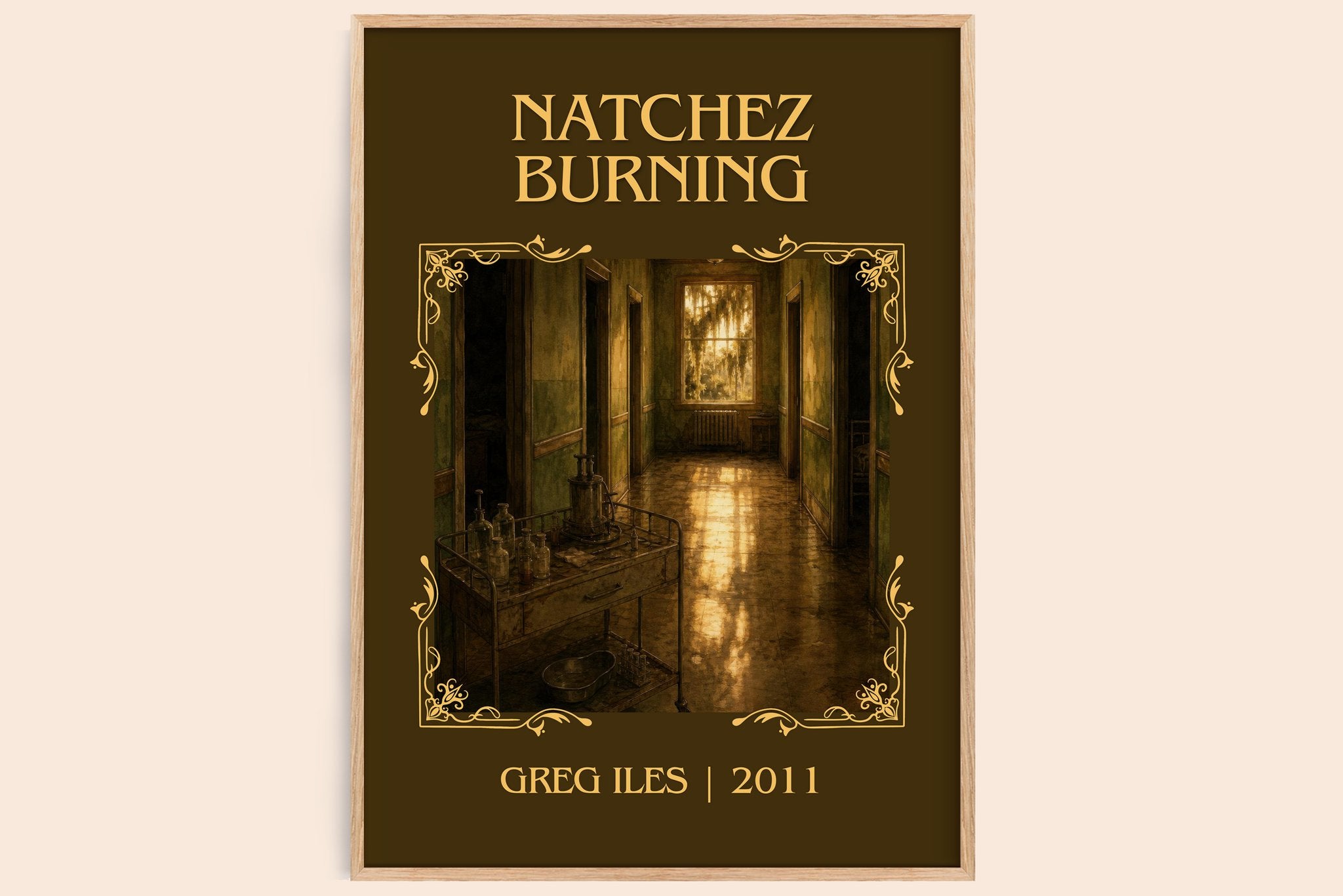 Natchez Burning Classic Book Art Print by Greg Iles