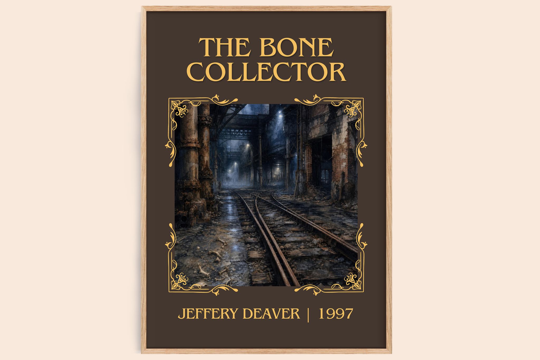 The Bone Collector Classic Book Art Print by Jeffery Deaver