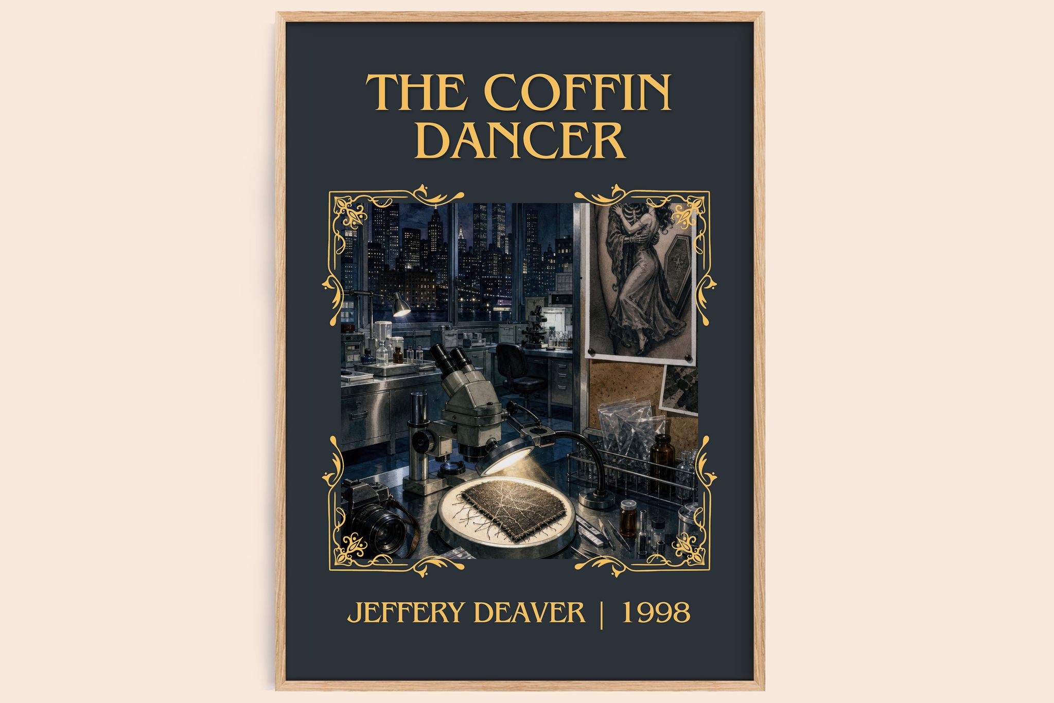 The Coffin Dancer Classic Book Art Print by Jeffery Deaver