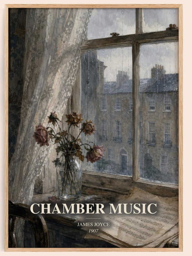 Chamber Music Book Watercolour Illustration by James Joyce