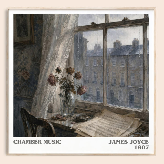 Chamber Music Literary Art Print by James Joyce