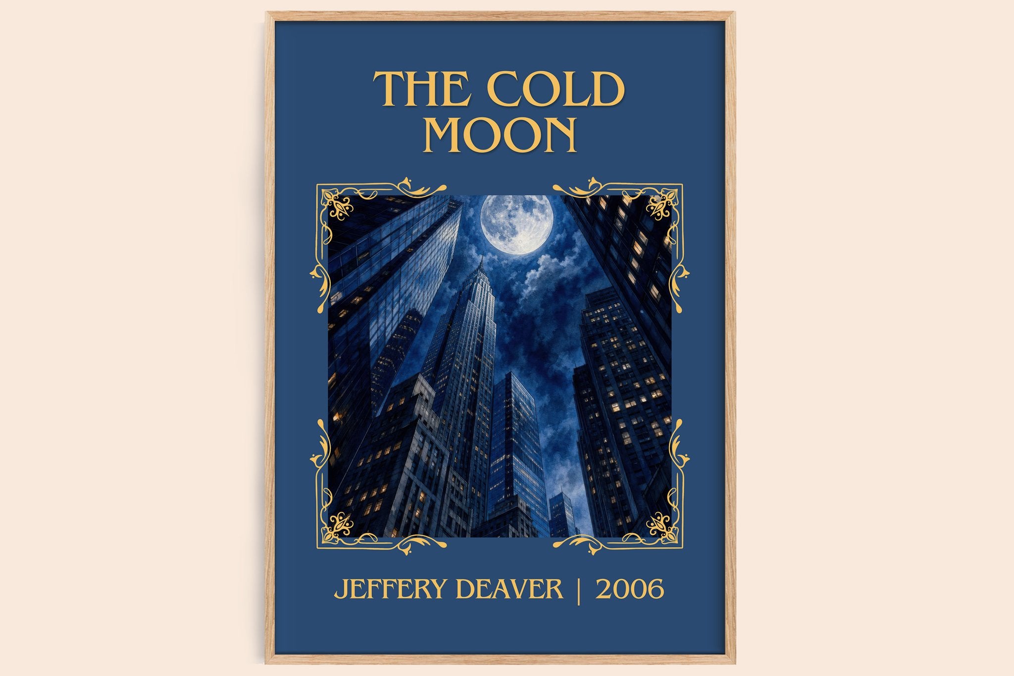 The Cold Moon Classic Book Art Print by Jeffery Deaver