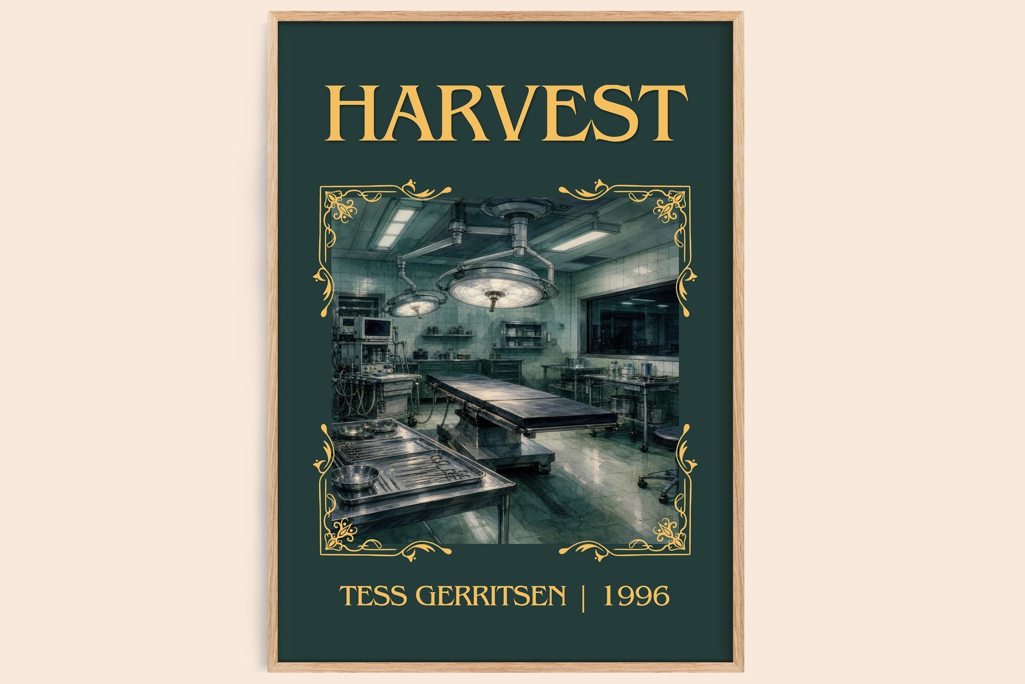 Harvest Classic Book Art Print by Tess Gerritsen