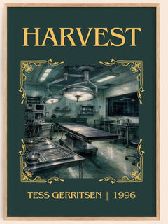 Harvest Classic Book Art Print by Tess Gerritsen – book poster
