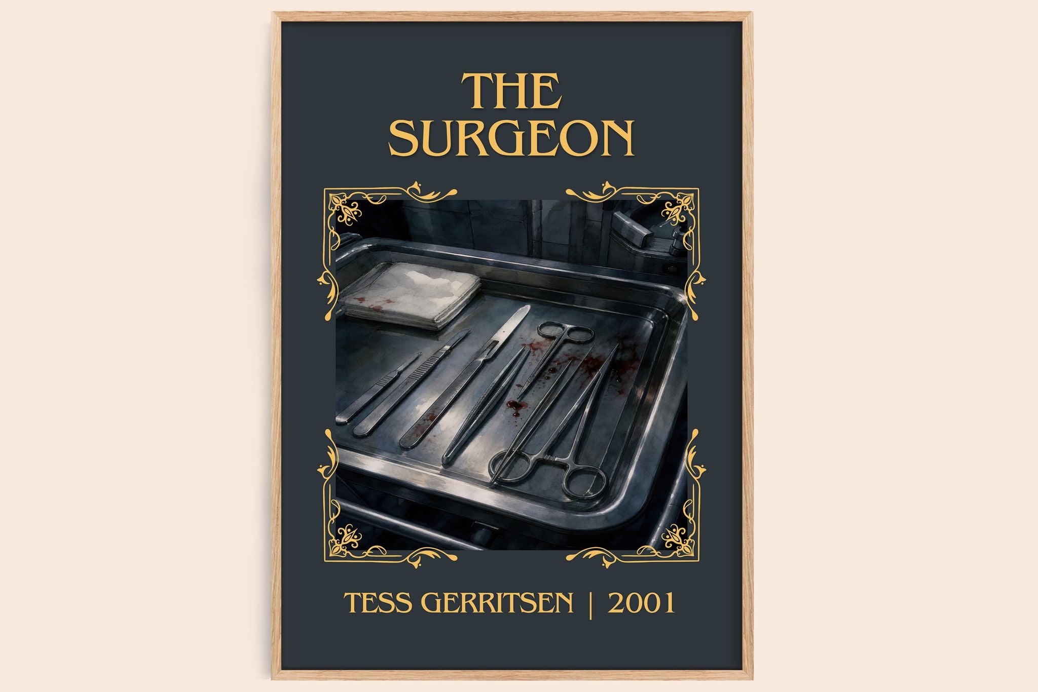 The Surgeon Classic Book Art Print by Tess Gerritsen