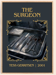 The Surgeon Classic Book Art Print by Tess Gerritsen – book poster