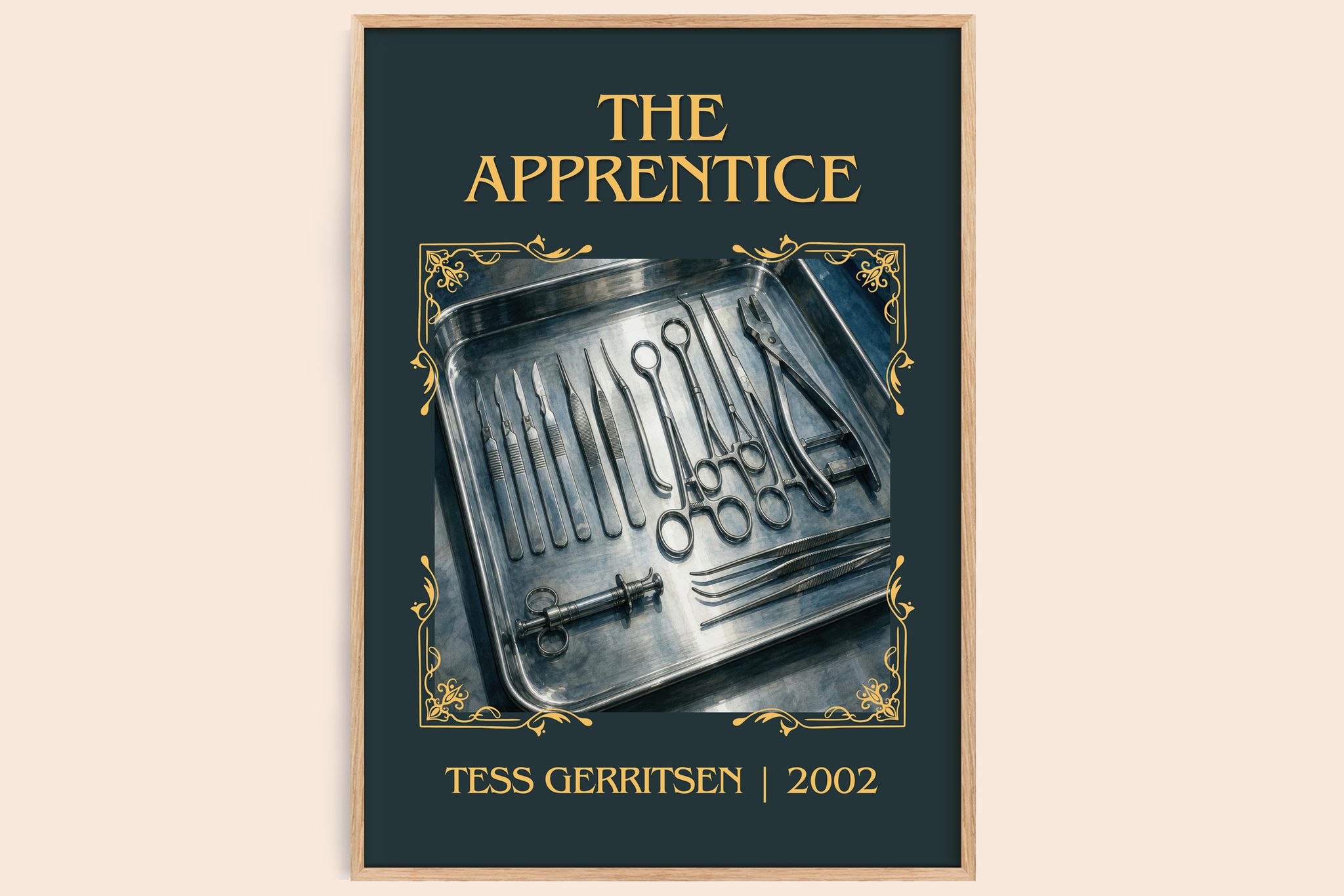 The Apprentice Classic Book Art Print by Tess Gerritsen