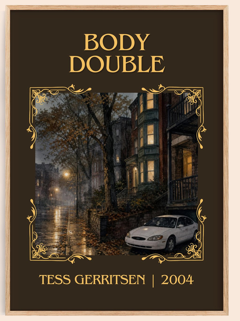 Body Double Classic Book Art Print by Tess Gerritsen – book poster