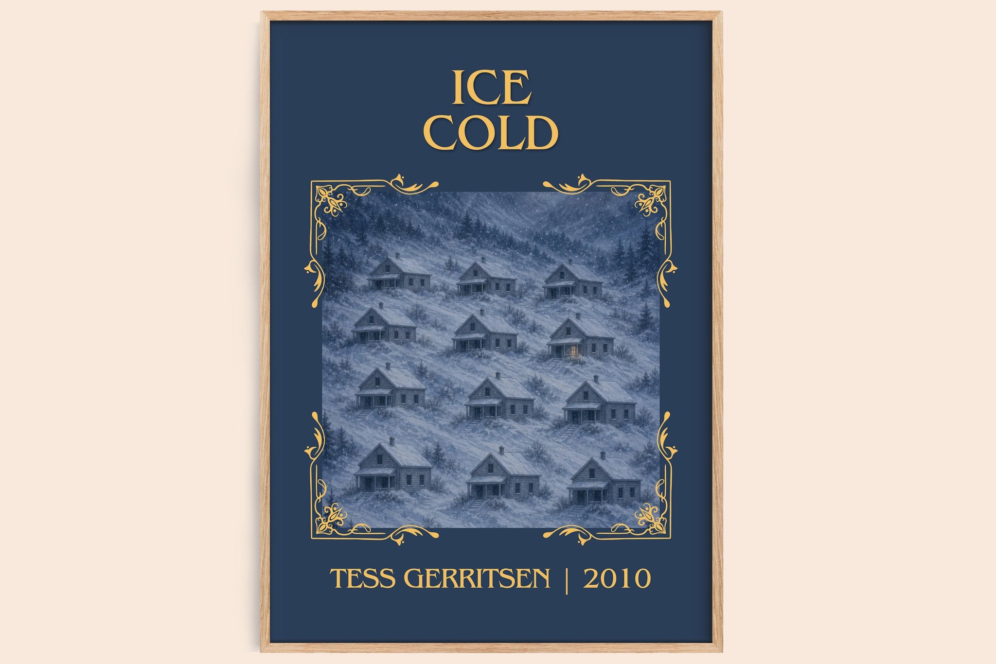 Ice Cold Classic Book Art Print by Tess Gerritsen
