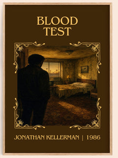 Blood Test Classic Book Art Print by Jonathan Kellerman – book poster