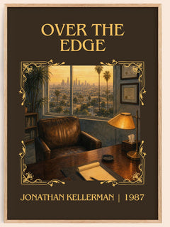 Over the Edge Classic Book Art Print by Jonathan Kellerman – book poster
