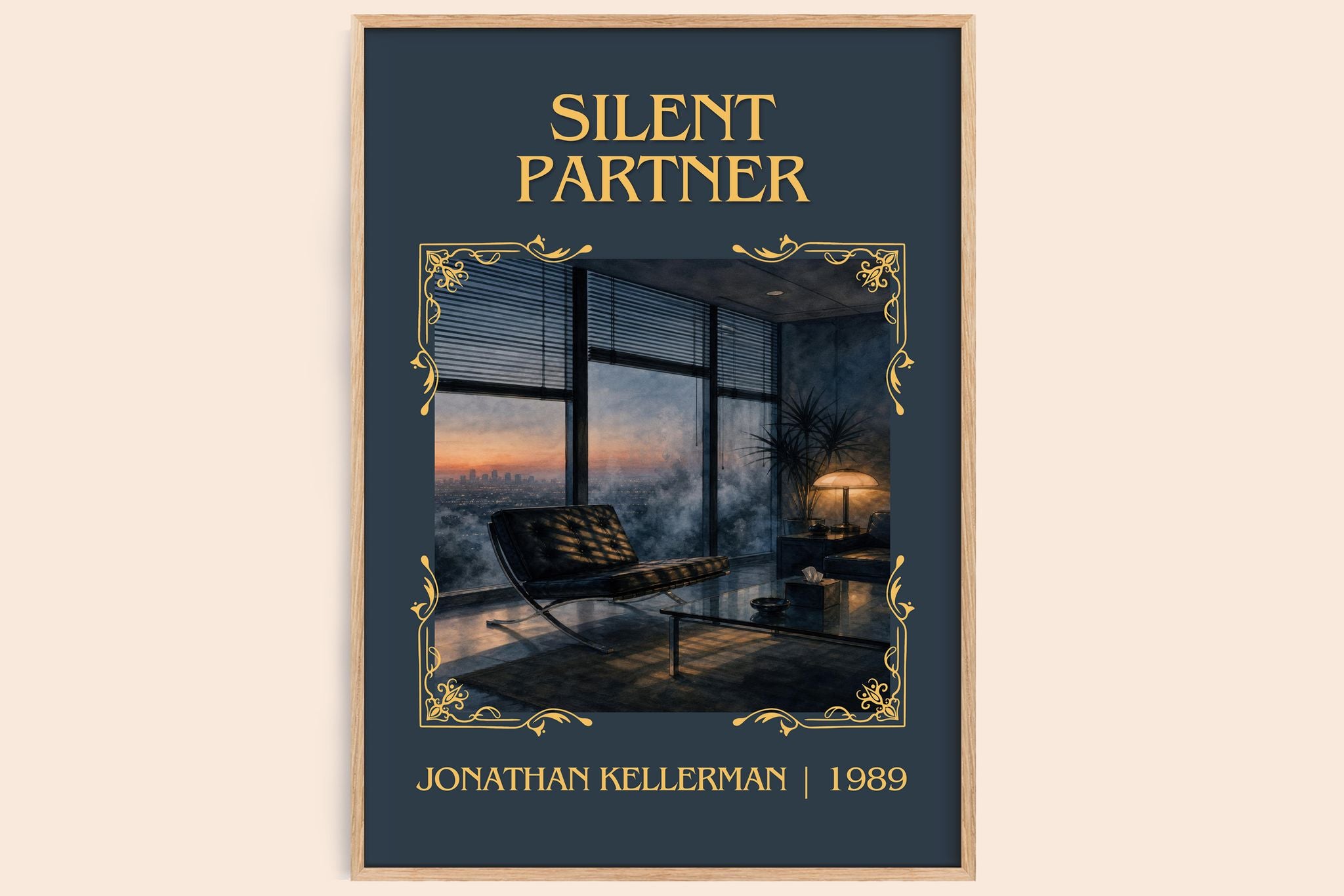Silent Partner Classic Book Art Print by Jonathan Kellerman