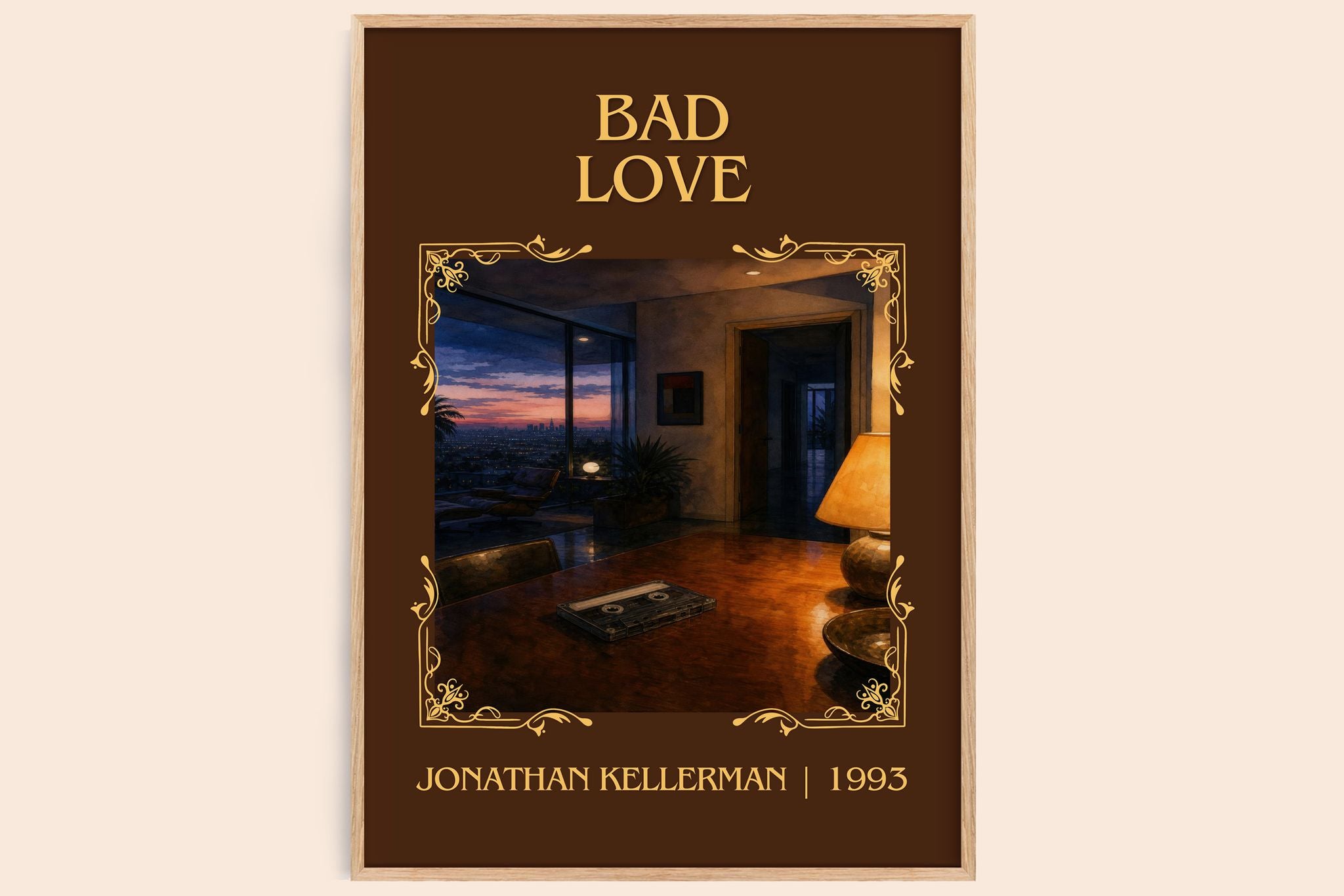 Bad Love Classic Book Art Print by Jonathan Kellerman
